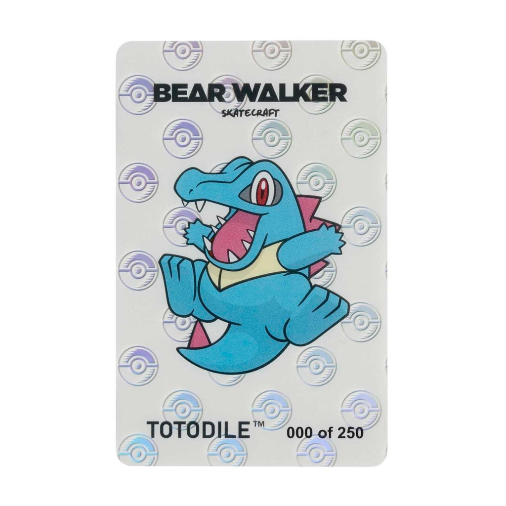 Pokémon Center × Bear Walker: Totodile Skateboard