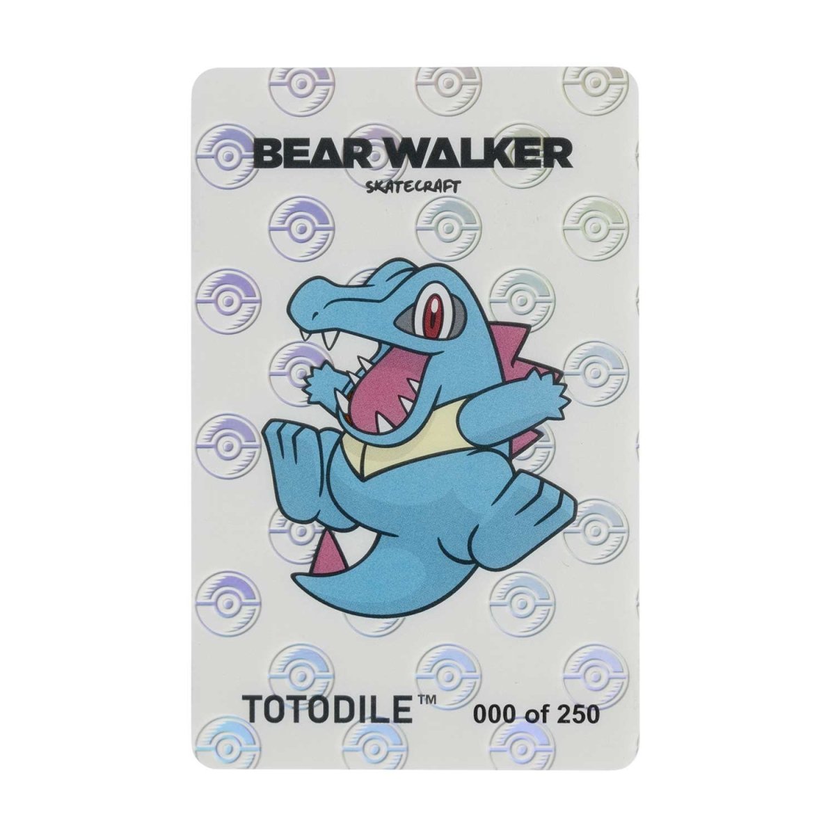 Pokémon Center × Bear Walker: Totodile Skateboard