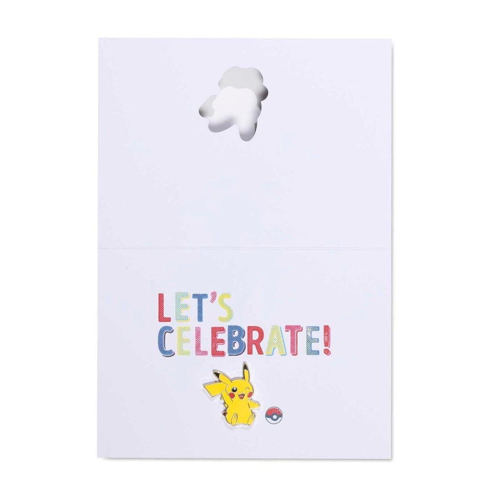 Pikachu Let's Celebrate Pokémon Pin & Greeting Card