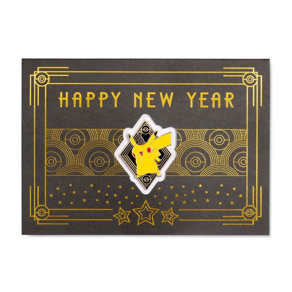 Pikachu Grand New Year Pokémon Pin & Greeting Card