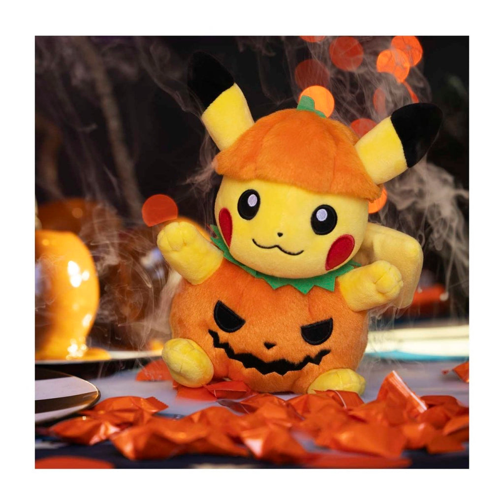 Pokémon Tricks & Treats: Pikachu Wearing Pumpkin Costume Plush - 8 ¼ In.