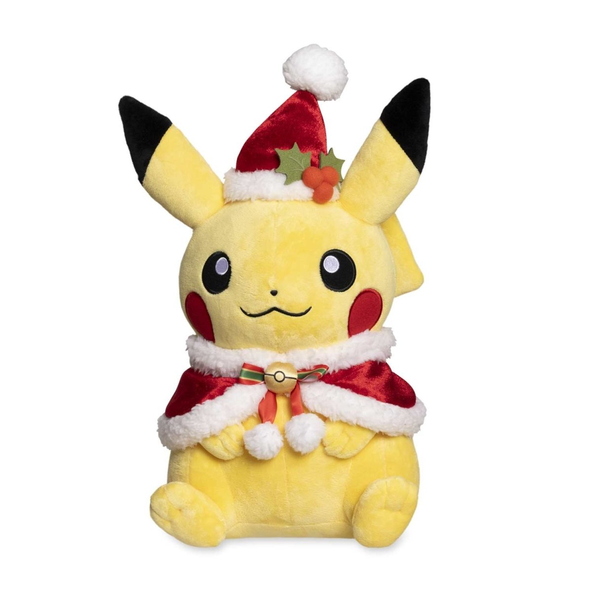 Pikachu With Holiday Cape & Hat Pokémon Holiday Plush - 14 In.