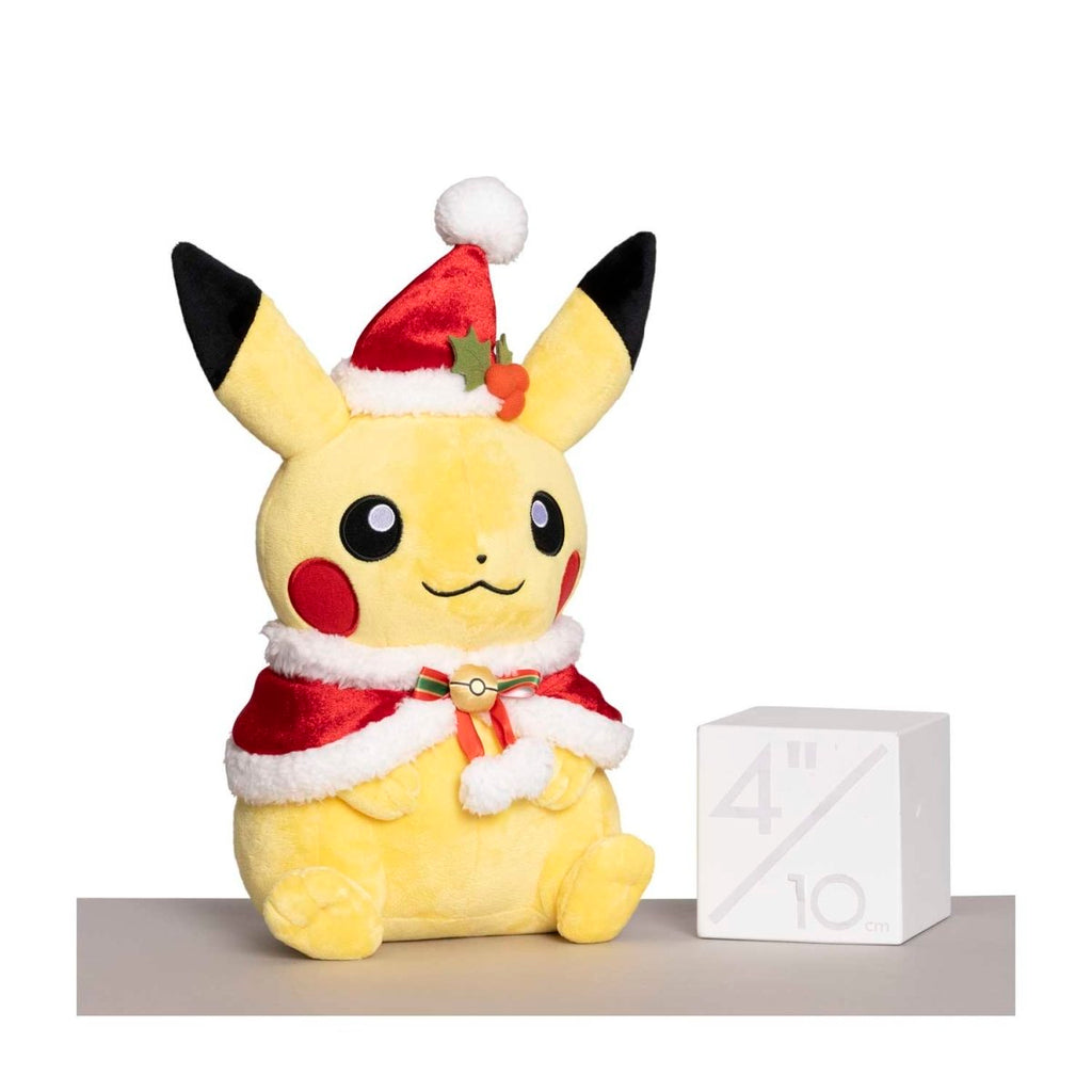 Pikachu With Holiday Cape & Hat Pokémon Holiday Plush - 14 In.