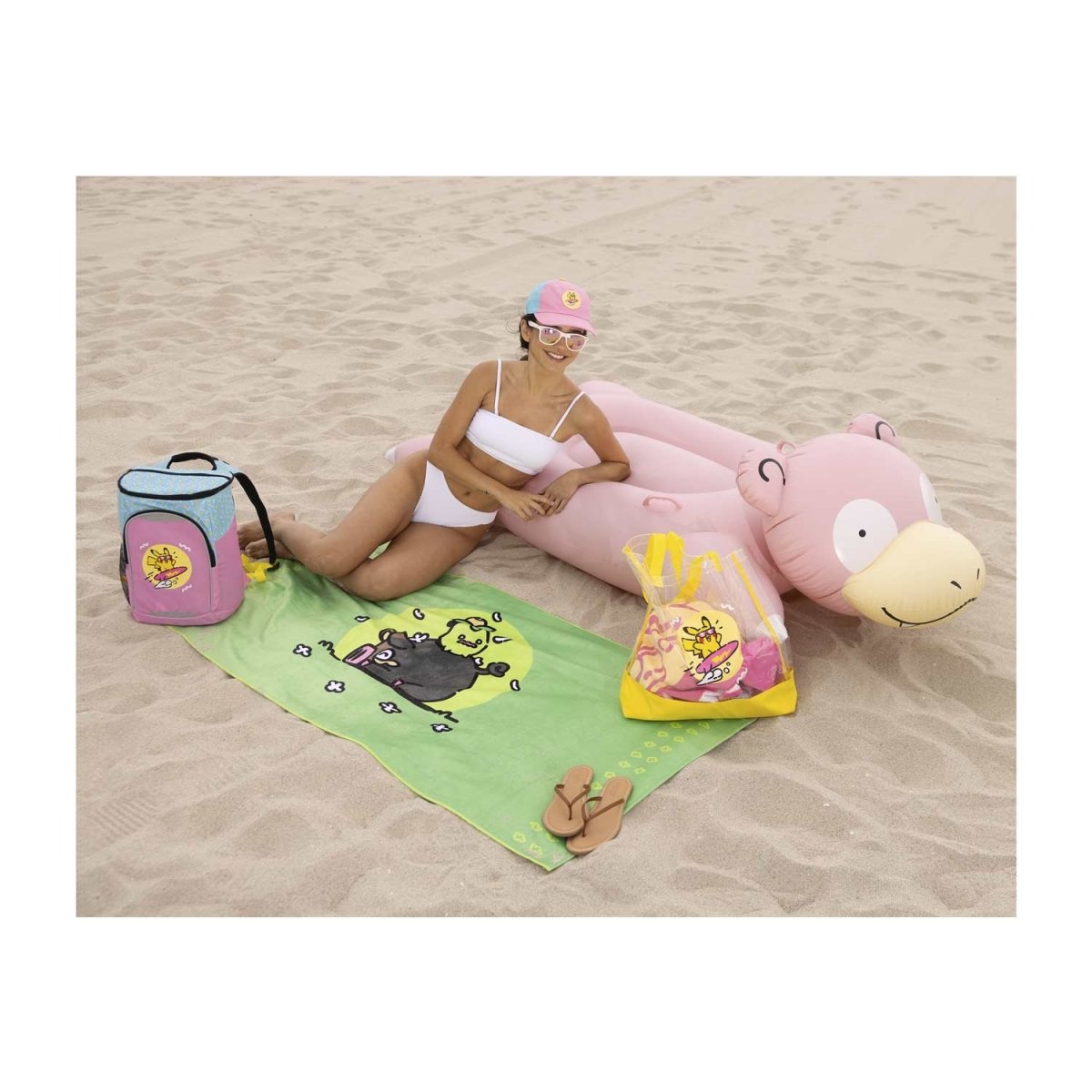 Lechonk & Smoliv Pokémon Lazy Summer Beach Towel