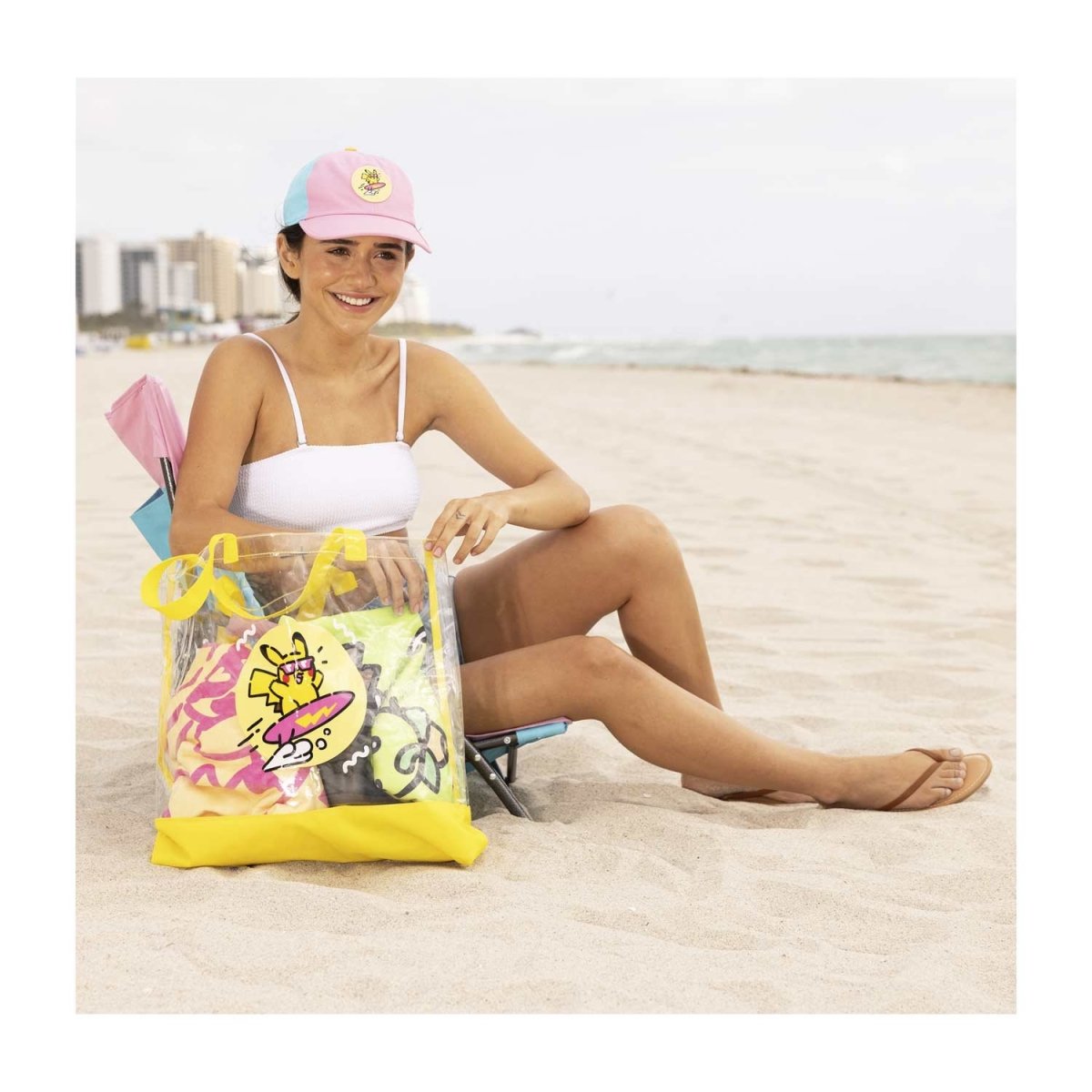 Pikachu Pokémon Lazy Summer Vinyl Beach Bag