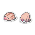 Swinub & Piloswine Pokémon Pixel Pins (2-Pack)