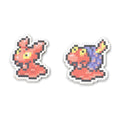 Slugma & Magcargo Pokémon Pixel Pins (2-Pack)