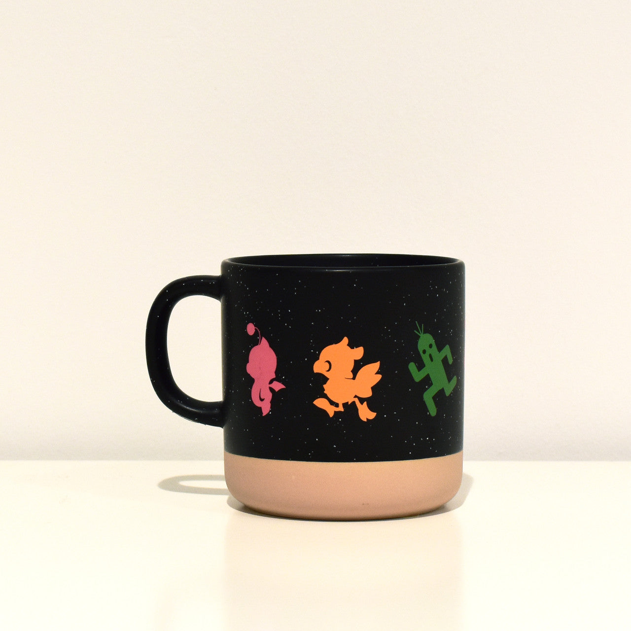 FINAL FANTASY Mug MOOGLE/CHOCOBO/CACTUAR Black