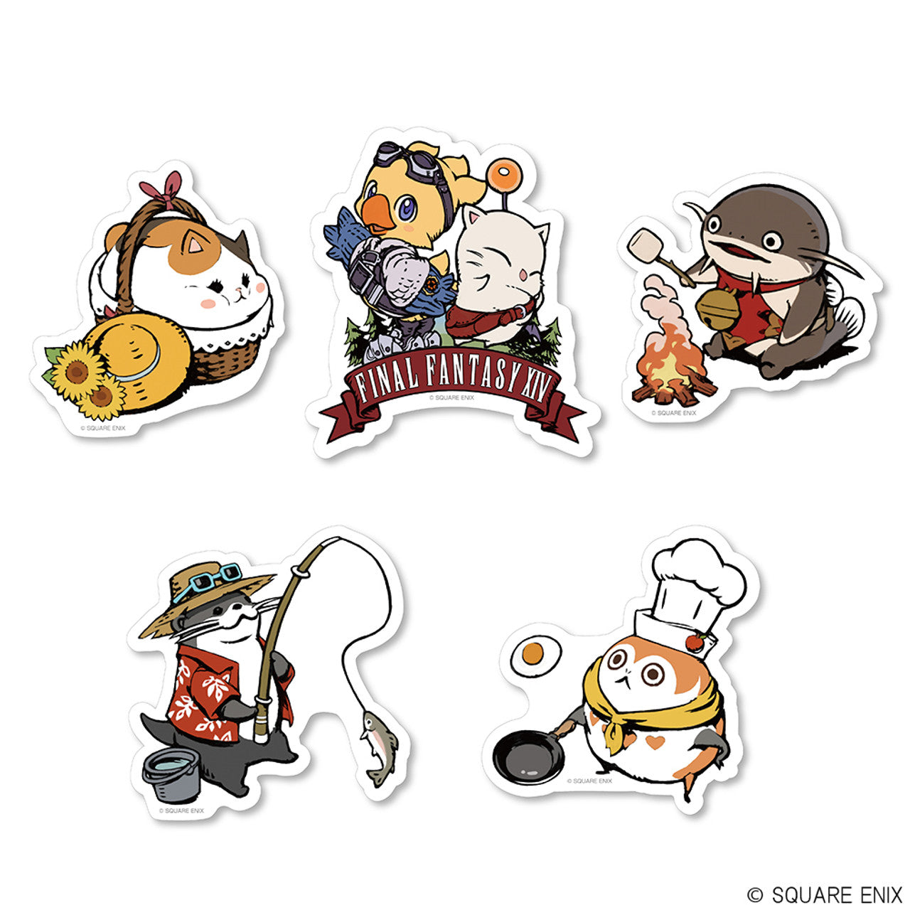 FINAL FANTASY XIV Outdoor Sticker Set