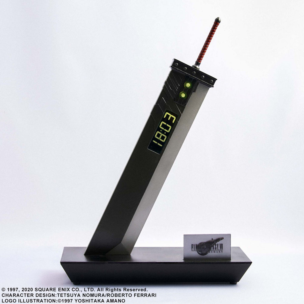 FINAL FANTASY VII REMAKE DIGITAL CLOCK BUSTER SWORD
