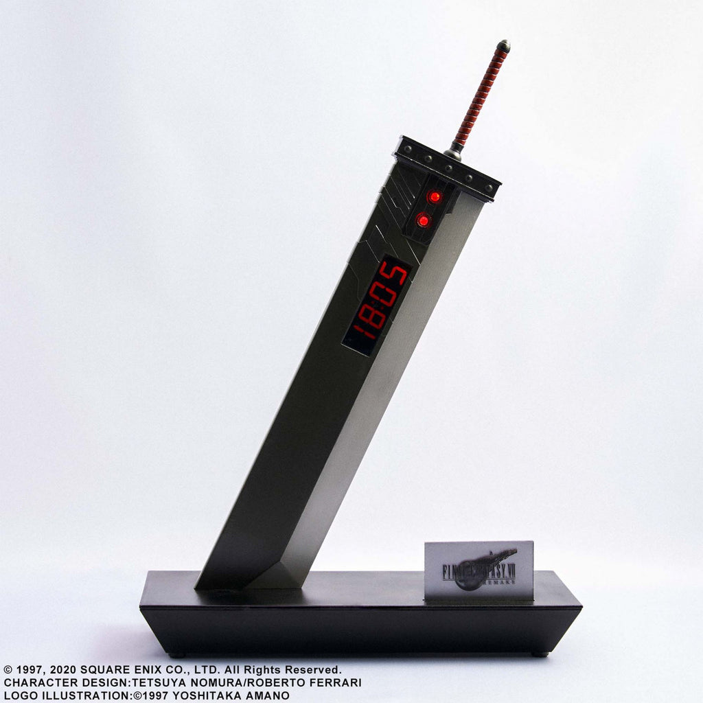 FINAL FANTASY VII REMAKE DIGITAL CLOCK BUSTER SWORD