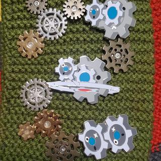 Klink, Klang & Klinklang Pokémon Pins (3-Pack)