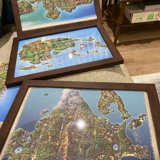 Pokémon Region Maps Posters (9-Pack)