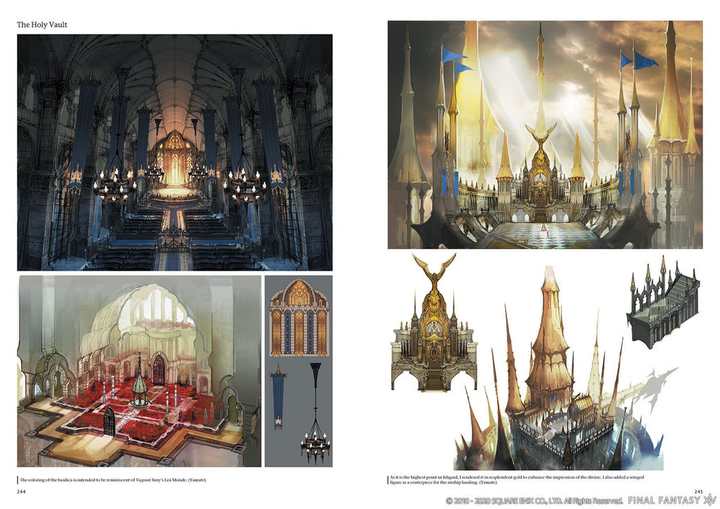 Final Fantasy XIV Heavensward The Art of Ishgard Stone and Steel