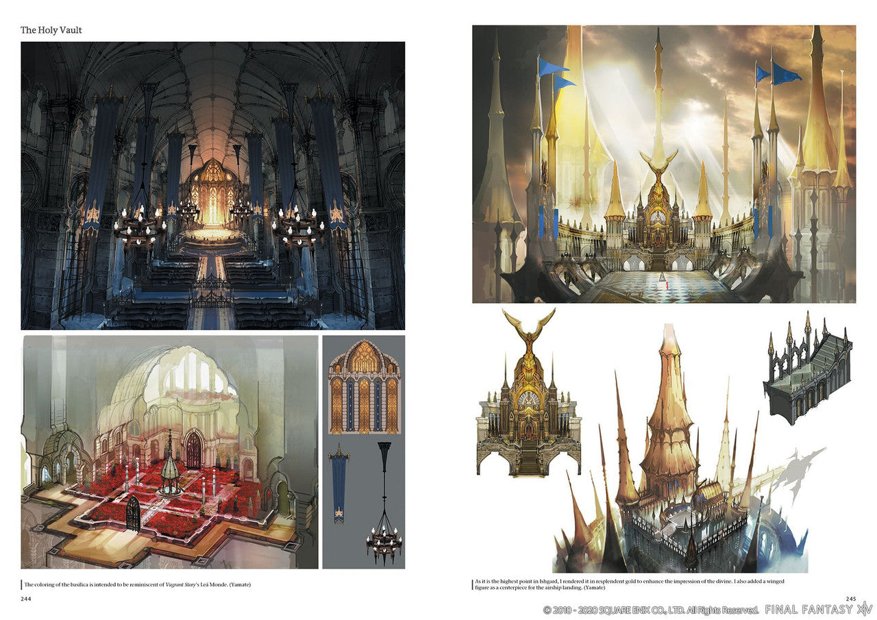Final Fantasy XIV Heavensward The Art of Ishgard Stone and Steel