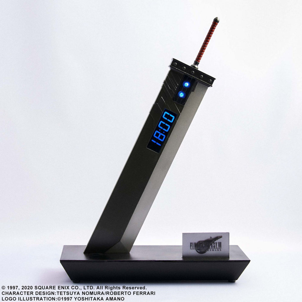 FINAL FANTASY VII REMAKE DIGITAL CLOCK BUSTER SWORD
