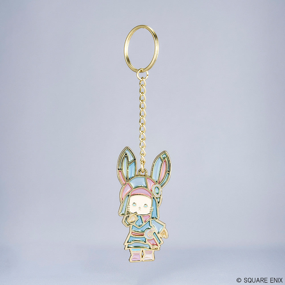 FINAL FANTASY XIV Stained Glass Style Keychain Loporrit