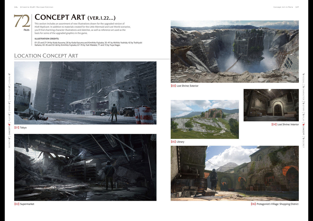 Grimoire NieR Revised Edition NieR Replicant Ver.1.22 The Complete Guide