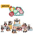 Panda Roll Blind Box Figures Assortment Playful Journal 8 52TOYS