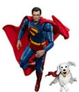 Superman 2025 Action Figure Superman & Krypto Beast Kingdom Toys