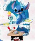 Disney Summer Series D Stage PVC Diorama Stitch Surf Beast Kingdom Toys