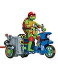 Teenage Mutant Ninja Turtles Mutant Mayhem Action Figure Raphael & Scooter with Sidecar Playmates