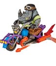Teenage Mutant Ninja Turtles Action Figure with Vehicle Rocksteady & Chopper Playmates