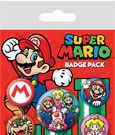 Super Mario Pin Back Buttons 5 Pack Pyramid International