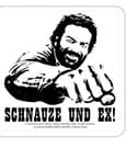 Bud Spencer Tin coasters Schnauze und Ex Blechwaren Fabrik Braunschweig
