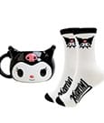 Sanrio 3D Mug & Socks Set Kuromi Blue Sky Studios