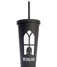 Wednesday Tumbler with Straws 485 ml Blue Sky Studios