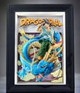 Dragon Ball Z Tamashii Art 3D Relief Picture Son Goku & Dragon Bandai Tamashii Nations