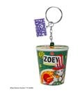KPop Demon Hunters Squishy Keychain Zoey Hamburger Noodles Cinereplicas