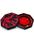 CritStones Arena Dice Tray Red Dragon Glassstaff