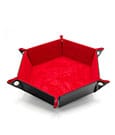 CritStones Folding Dice Tray Dragon Skin Edition Red Glassstaff