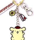 Hello Kitty Key Chain with Pompompurin Charms The Carat Shop
