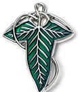 Lord of the Rings Pin Badge The Leaf Of Lorien The Carat Shop