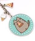Pusheen Keychain Blue Pizza The Carat Shop
