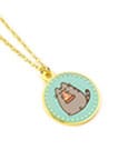 Pusheen Pendant & Necklace Blue Pizza The Carat Shop