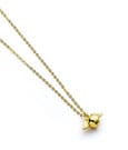Harry Potter Necklace Golden Snitch Charm Golden Tone The Carat Shop