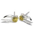 Harry Potter Golden Snitch Stud Earrings Sterling Silver The Carat Shop