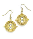 Harry Potter Earrings Time Turner gold plated The Carat Shop