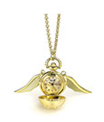 Harry Potter Watch Necklace Golden Snitch gold plated The Carat Shop