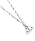 Harry Potter Pendant & Necklace Deathly Hallows silver plated The Carat Shop