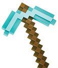 Minecraft Plastic Replica Diamond Pickaxe Disguise