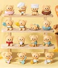 Butterbear Baked with Love Series Mini Figures 3 Pack Chubby Face Display 6 Funism