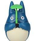 My Neighbor Totoro Round Bottomed Figurine Mid Totoro with leaf Semic