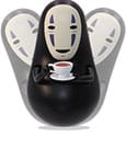 Spirited Away Round Bottomed Figurine No Face's coffe time Semic