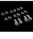 Mythic Legions Necronominus Action Figure Accessory Skeletons of Necronominus Hands/Feet Pack Four Horsemen Toy Design