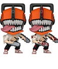 Chainsaw Man POP! Animation Vinyl Figures Chainsaw Man w/CH BD Assortment 6 Funko